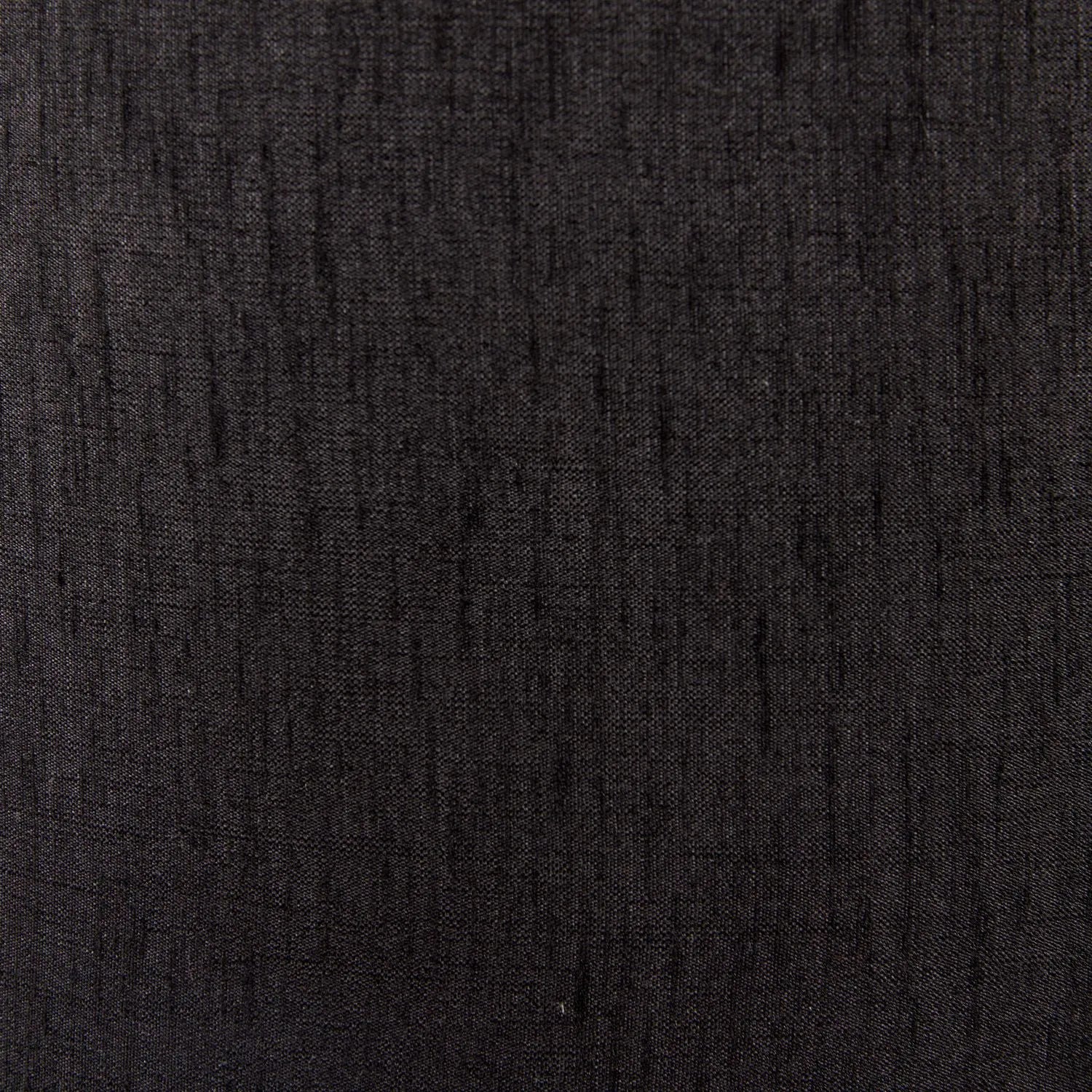 Tall Rotund Smoked Grey Hand-Cut Glass Table Lamp with 35cm Black Slubbed Silk Gold-Lined Drum Shade & Antique Brass Fitting – Textured Circular Pattern Design 56x35x35cm | Click Style