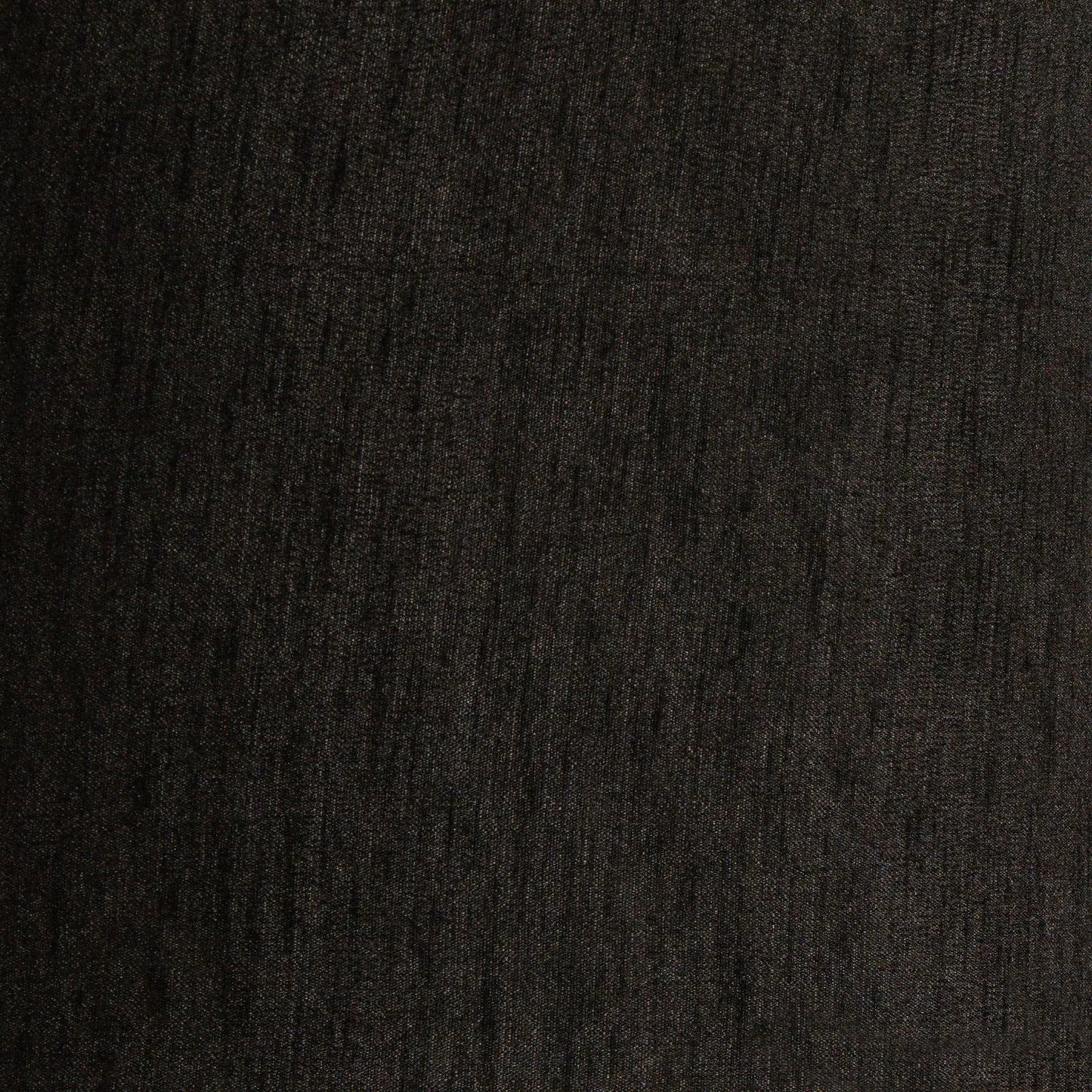 Tall Rotund Smoked Grey Hand-Cut Glass Table Lamp with 35cm Black Slubbed Silk Gold-Lined Drum Shade & Antique Brass Fitting – Textured Circular Pattern Design 56x35x35cm | Click Style