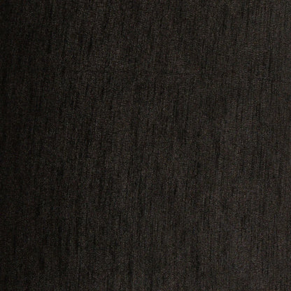 Tall Rotund Smoked Grey Hand-Cut Glass Table Lamp with 35cm Black Slubbed Silk Gold-Lined Drum Shade & Antique Brass Fitting – Textured Circular Pattern Design 56x35x35cm | Click Style