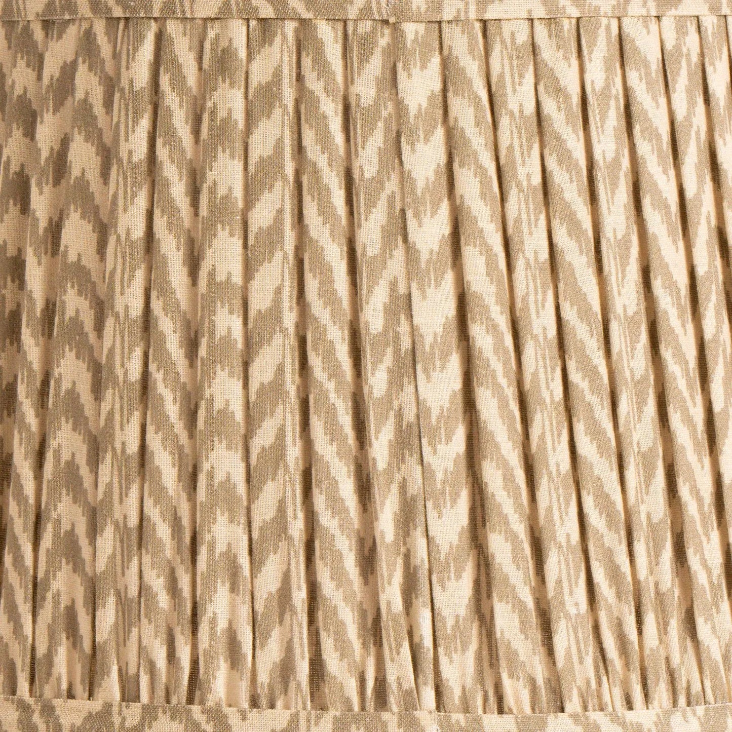 Tall Rustic Black Mango Wood Floor Lamp with Beige Taupe Chevron Tapered Pleated Shade – Hand-Carved Sculptural Wooden Light 156x45x45cm - Click Style