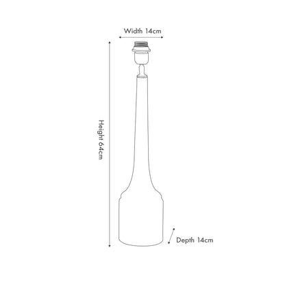 Tall Rustic Black Mango Wood Table Lamp with Blue Chevron Tapered Pleated Shade – Hand-Carved Long Neck Wooden Light Dimensions 81x40x40cm - Click Style