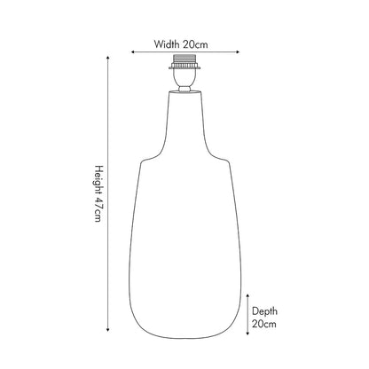 Tall Rustic Whitewashed Mango Wood Table Lamp with White Self-Lined Linen Drum Shade – Hand-Carved Bottle-Shaped Wooden Lamp Dimensions 64x35x35cm - Click Style