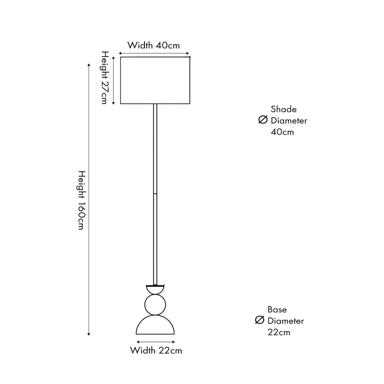 Textured Graphite Grey Metal Ball Floor Lamp with White Linen Drum Shade – Sculptural Stacked Dome & Sphere Design Dimensions 160x40x40cm | Click Style