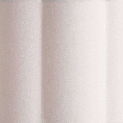 Vibrant Matisse-Style Multi-Colour Ceramic Urn Table Lamp with White Handloom Cotton Scalloped Drum Shade & Gold Detailing – Artistic Painterly Lighting 65x40x40cm | Click Style