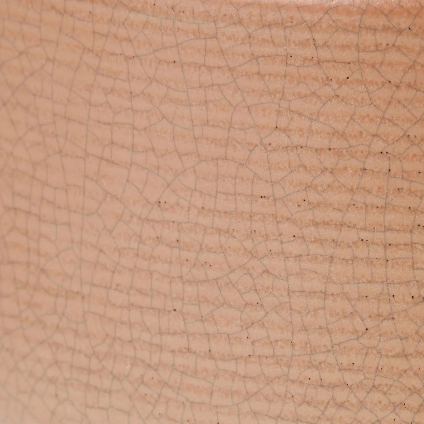 Warm Cinnamon Crackle-Effect Ceramic Table Lamp with Linen Drum Shade – Sculptural Earthy Stoneware Table Light 38x28x28cm | Click Style