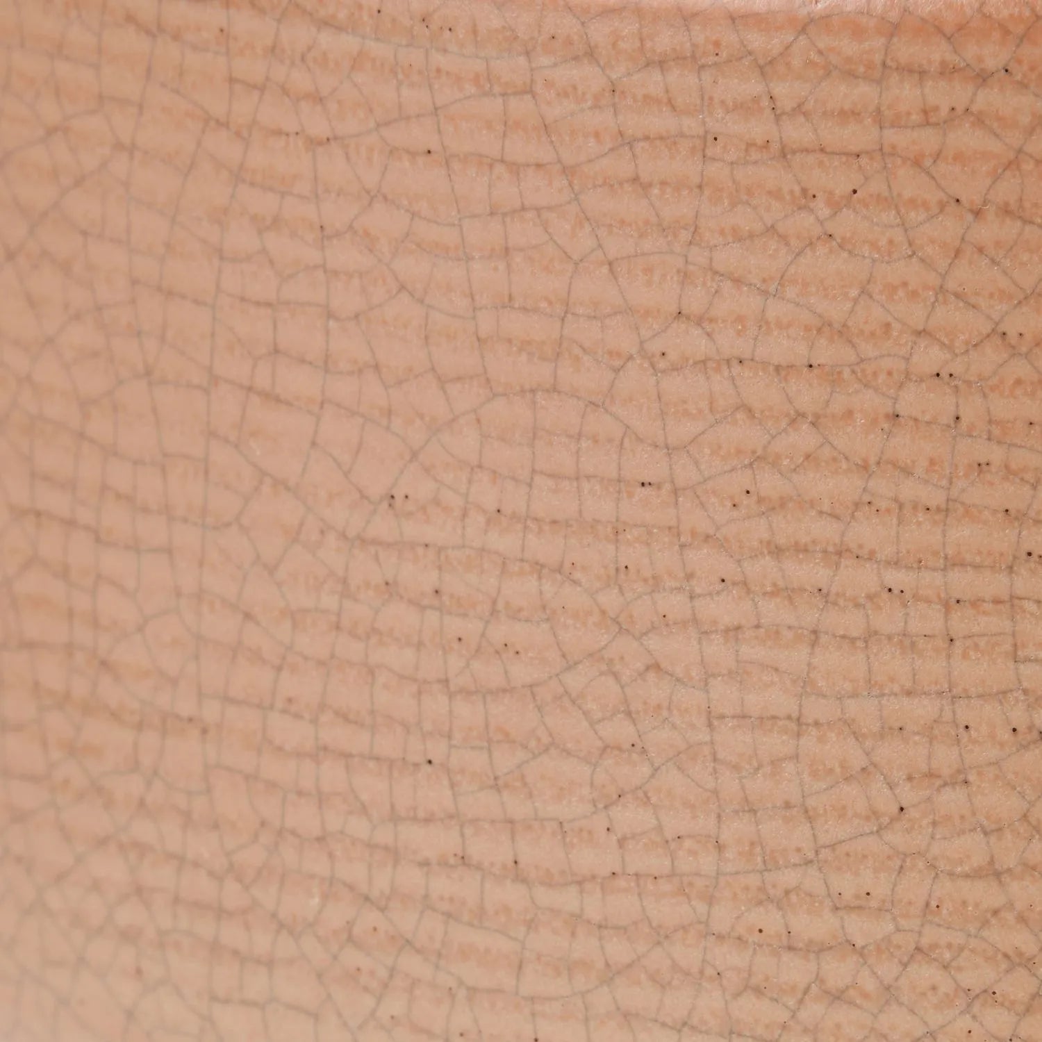 Warm Cinnamon Crackle-Effect Ceramic Table Lamp with Linen Drum Shade – Sculptural Earthy Stoneware Table Light 38x28x28cm | Click Style