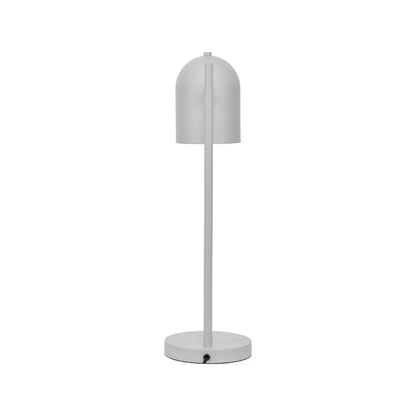 Warm grey metal table lamp with adjustable cloche shade – modern bedside and desk task lighting 55x16x23cm | Click Style