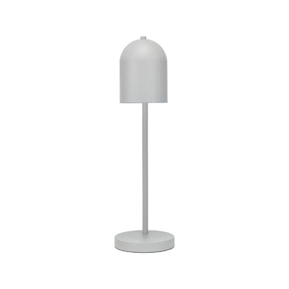 Warm grey metal table lamp with adjustable cloche shade – modern bedside and desk task lighting 55x16x23cm | Click Style