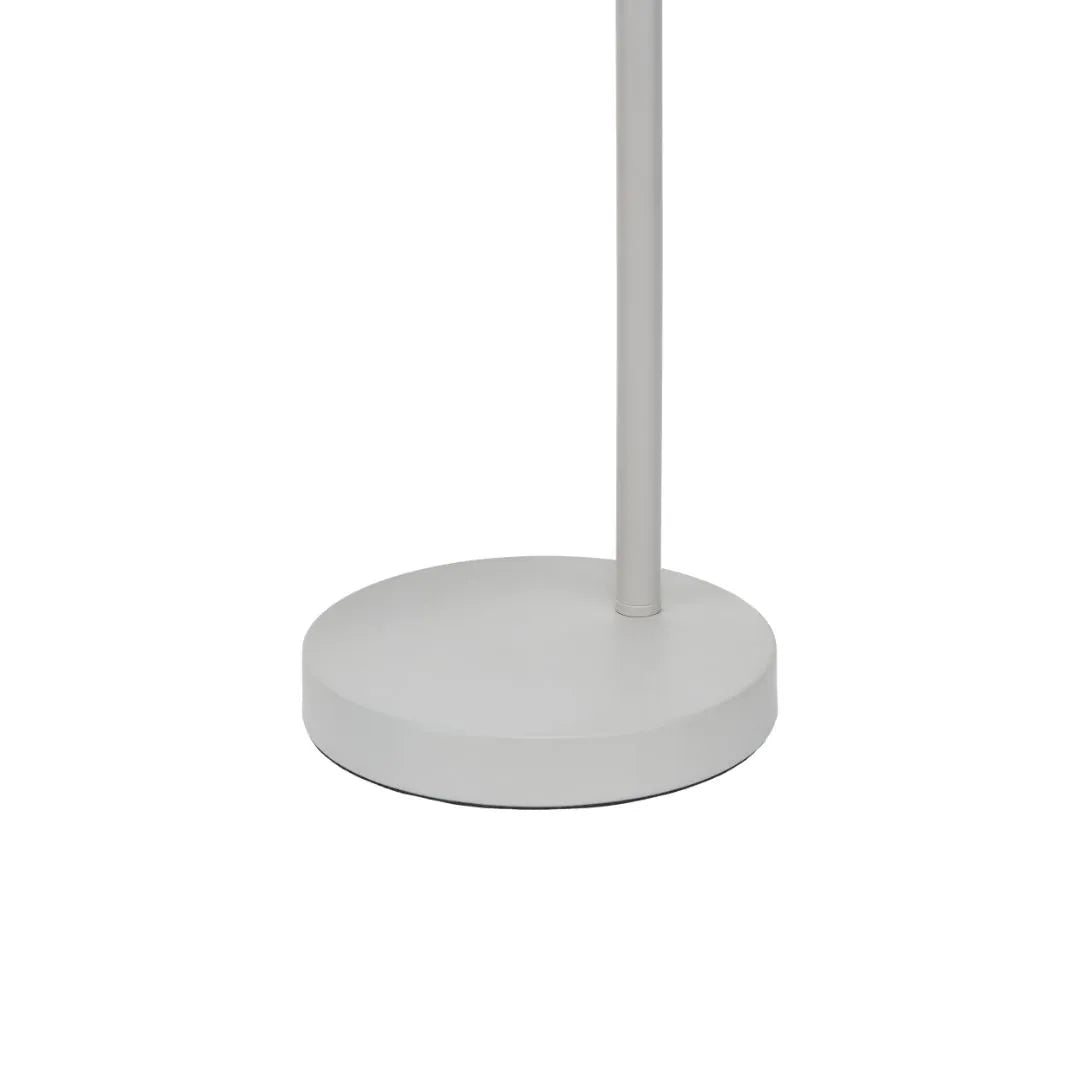 Warm grey metal table lamp with adjustable cloche shade – modern bedside and desk task lighting 55x16x23cm | Click Style