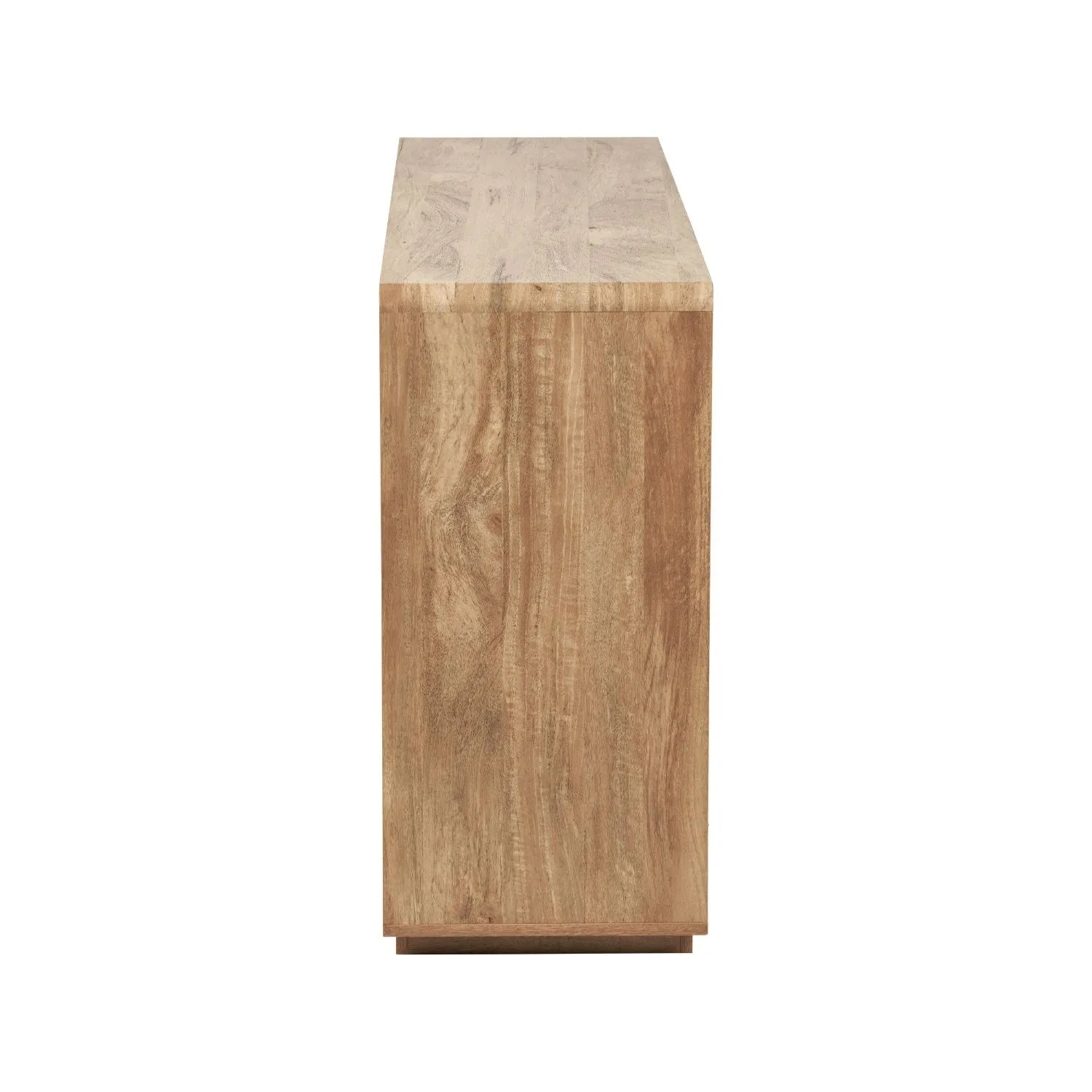 Warm Natural Oak Effect Handleless 6 Drawer Chest of Drawers side view | Click Style
