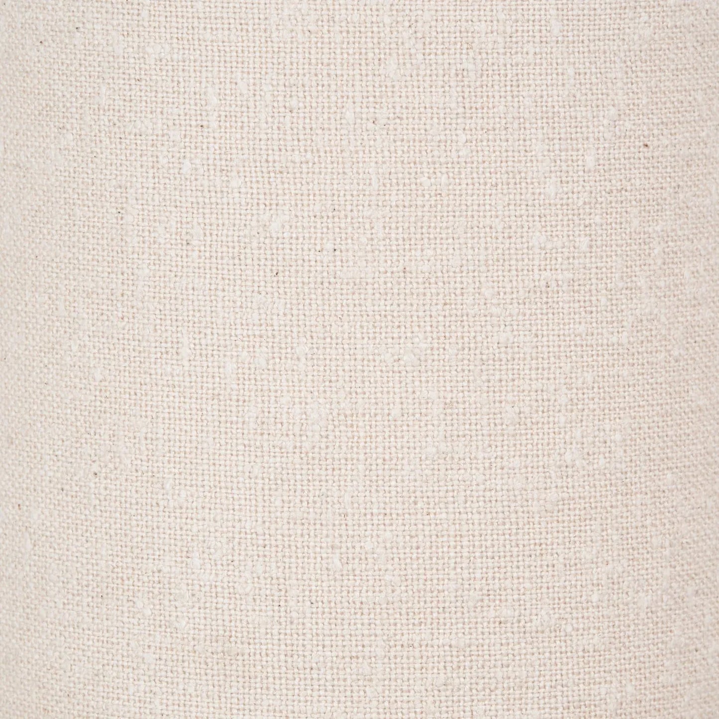 White Slubby Handloom Fabric Table Lamp with Tapered Column Base & Textured Tall Drum Shade 92x22x22cm | Click Style