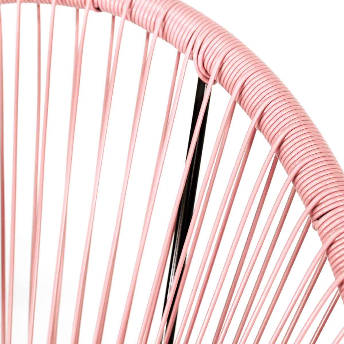 Antigua Pink String Bistro Set – Click Style