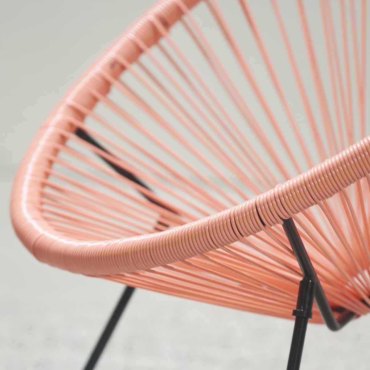 Antigua Pink String Bistro Set – Click Style
