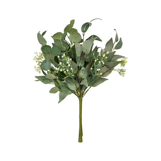 Artificial Eucalyptus & Gypsophila Arrangement