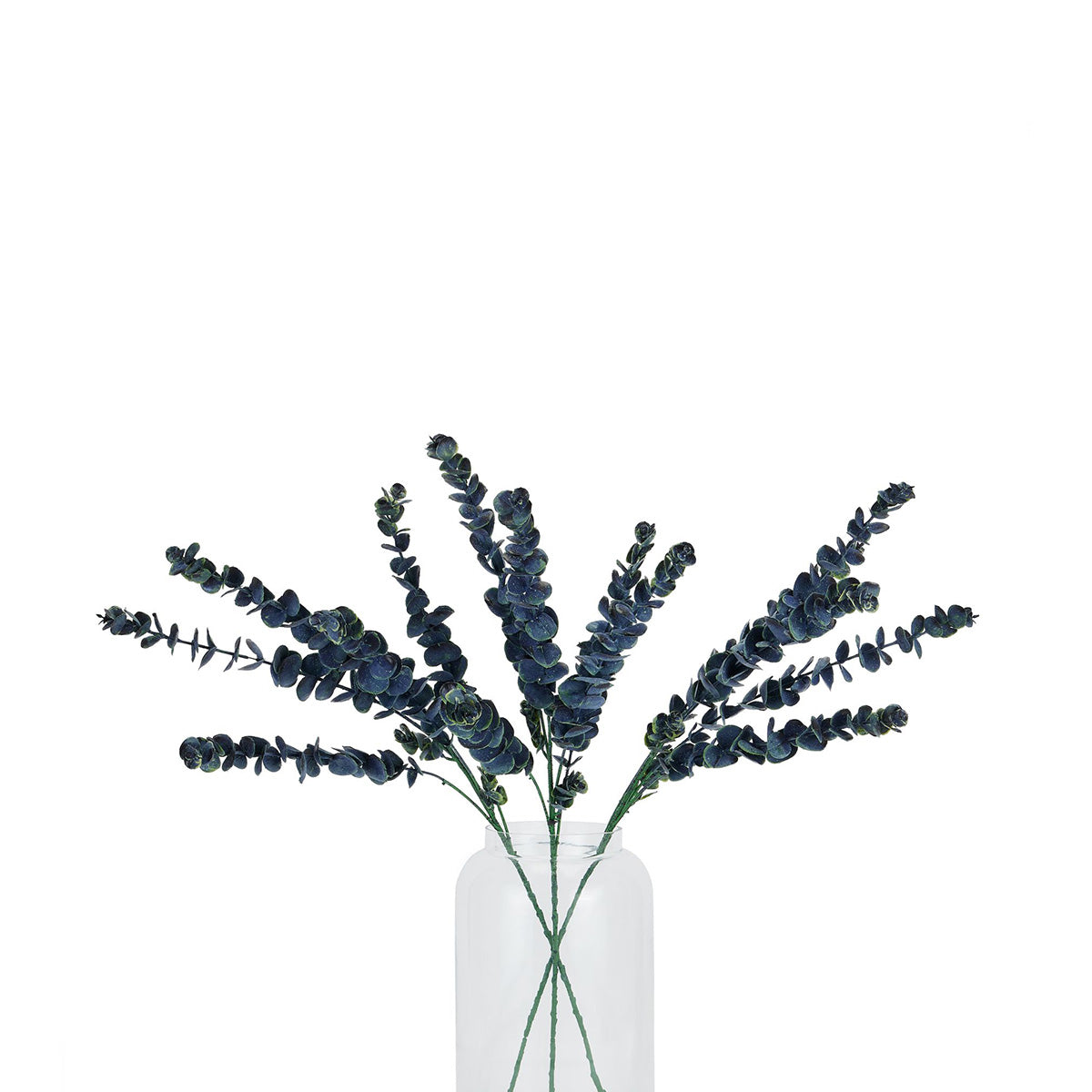 Artificial Dark Baby Blue Eucalyptus Stem – Click Style