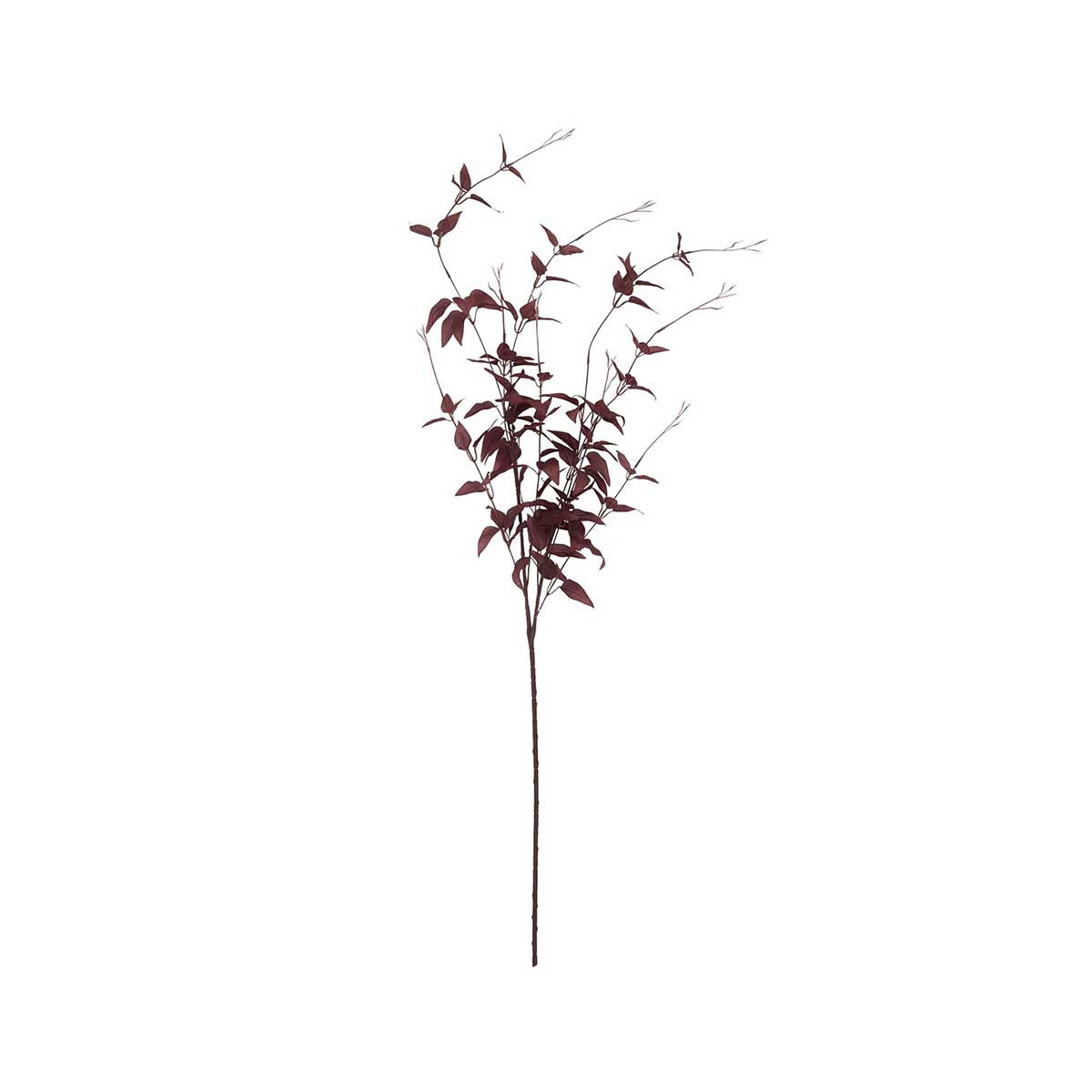Artificial Burgundy Foliage Branch – Click Style