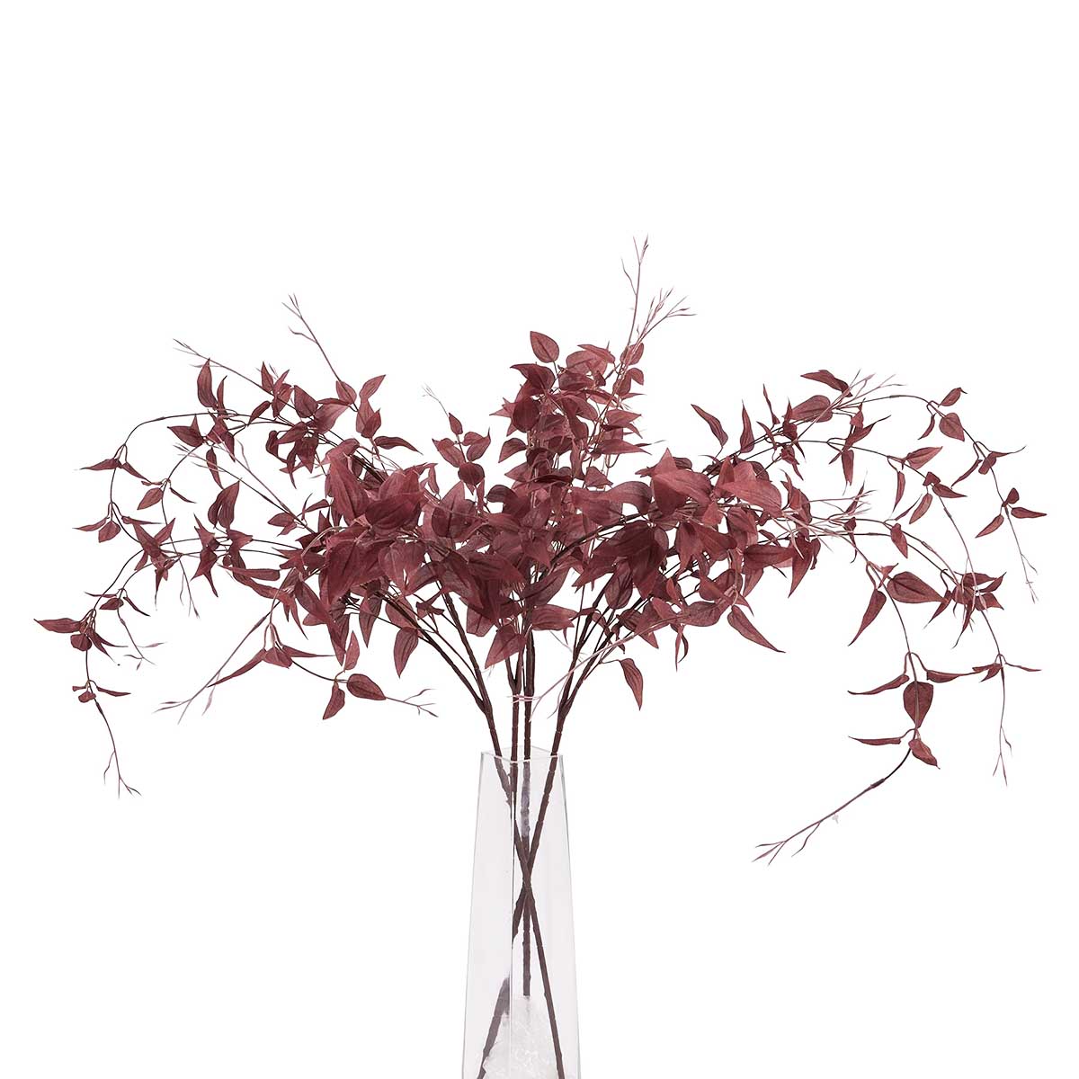 Artificial Burgundy Foliage Branch – Click Style