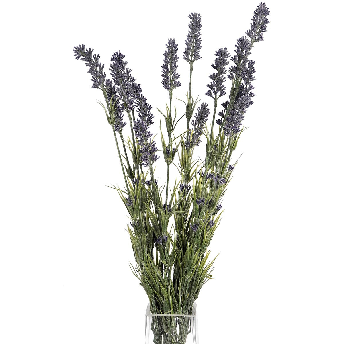 Artificial Bushy Lavender Spray – Click Style