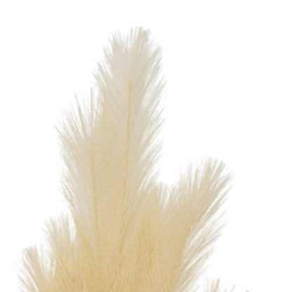 Artificial Cream Feather Pampas Grass Bunch of 6 Stems– Click Style