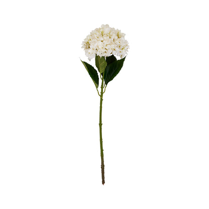 Artificial Creamy White Hydrangea Stem – Click Style