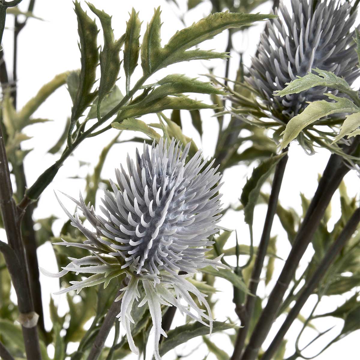 Artificial Light Blue Sea Holly Stem – Click Style