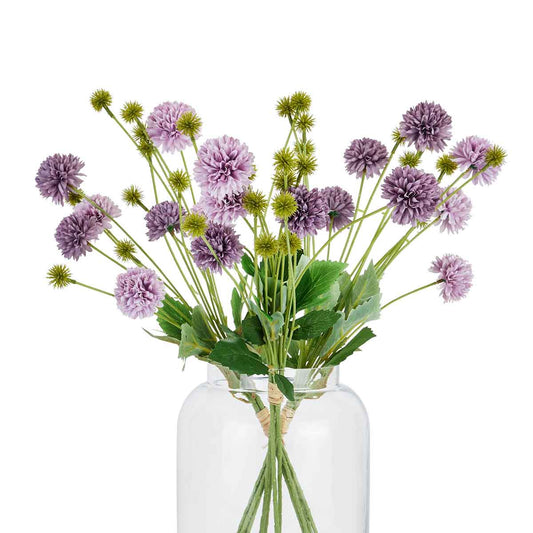 Artificial Lilac Chrysanthemum Spray – Click Style
