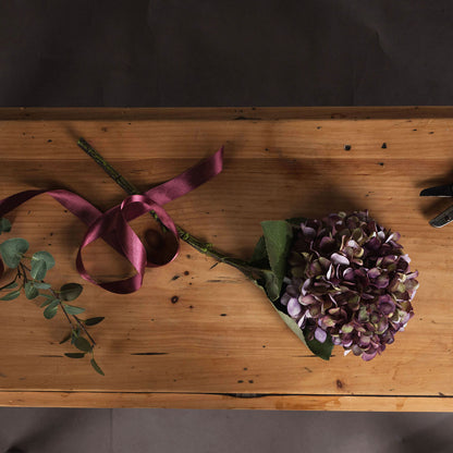 Artificial Multi-Tonal Purple Hydrangea Stem – Click Style
