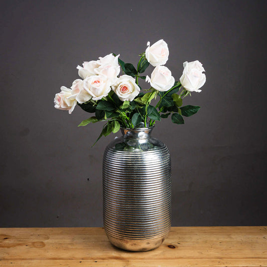 Artificial Pale Pink Tea Rose Stem – Click Style