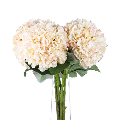 Artificial Peach Blush Hydrangea Stem – Click Style