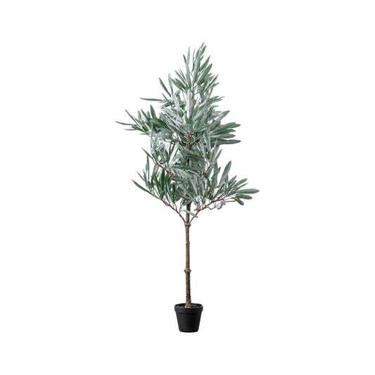 Artificial Small Potted Dusty Green Eucalyptus Tree 120x58cm– Click Style
