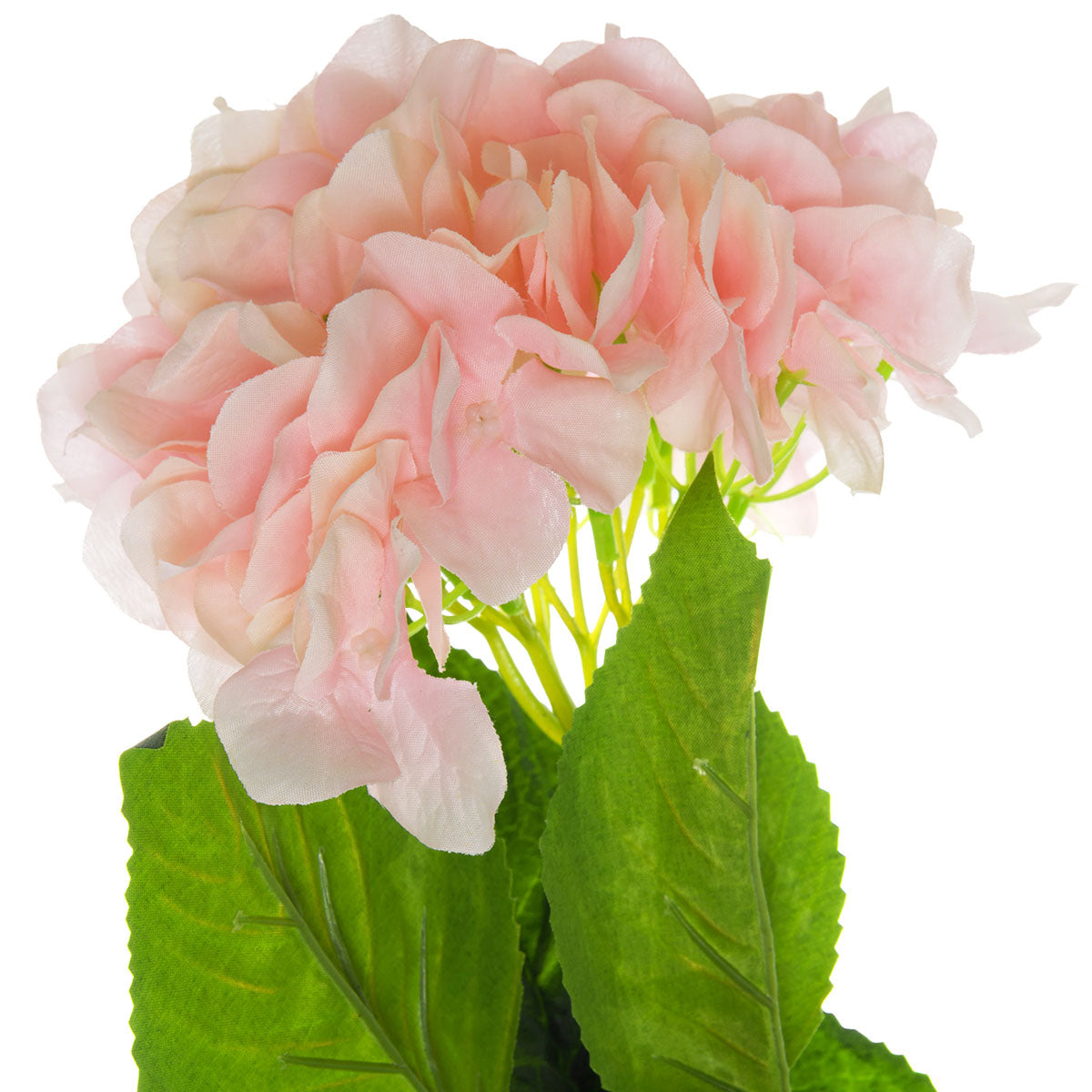 Artificial Soft Pink Hydrangea Stem – Click Style