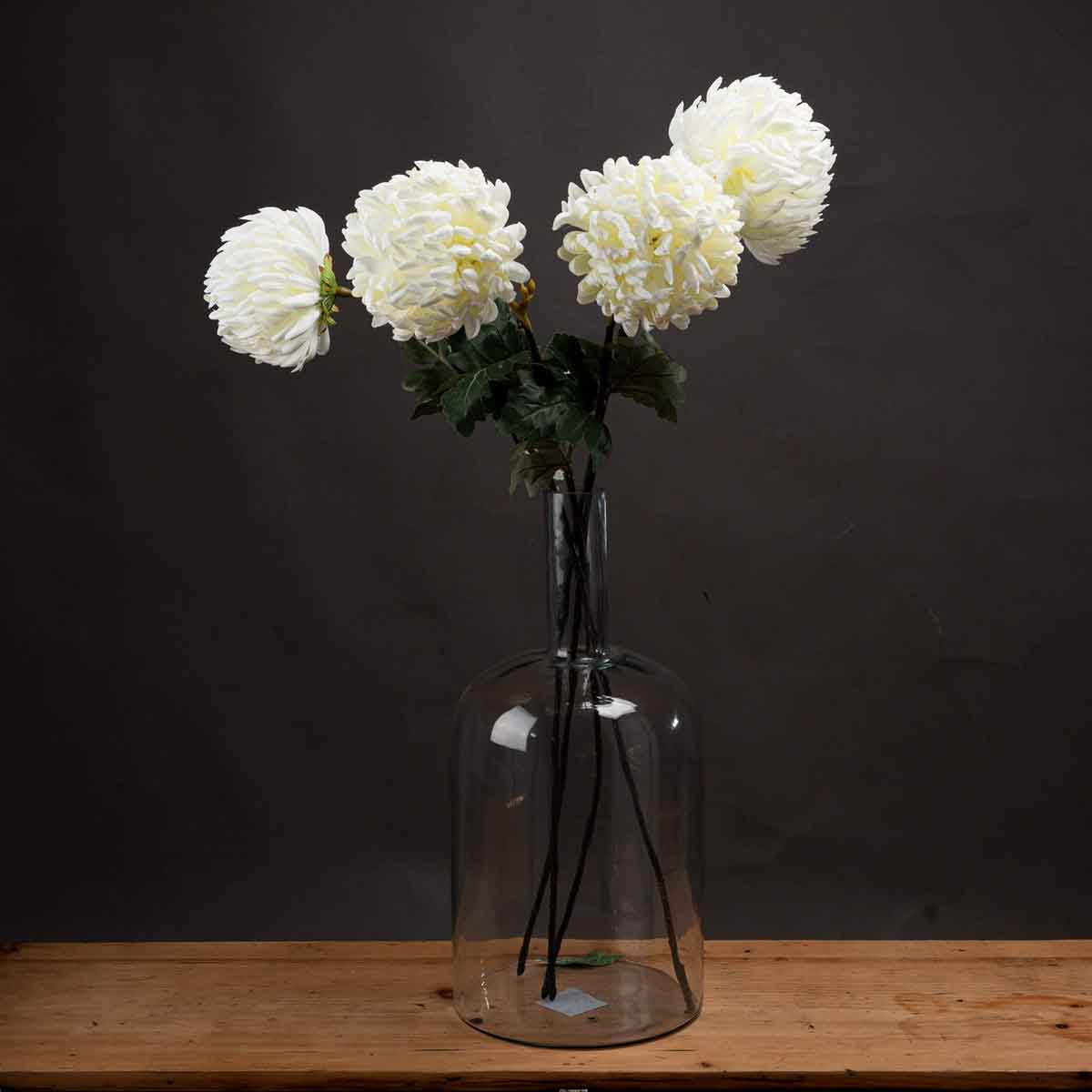 Artificial Soft White Chrysanthemum Stem – Click Style