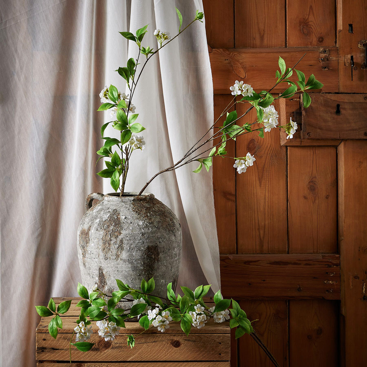 Artificial Tall Mock Orange Spray – Click Style