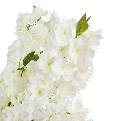 Artificial Tall White Cherry Blossom Stem – Click Style