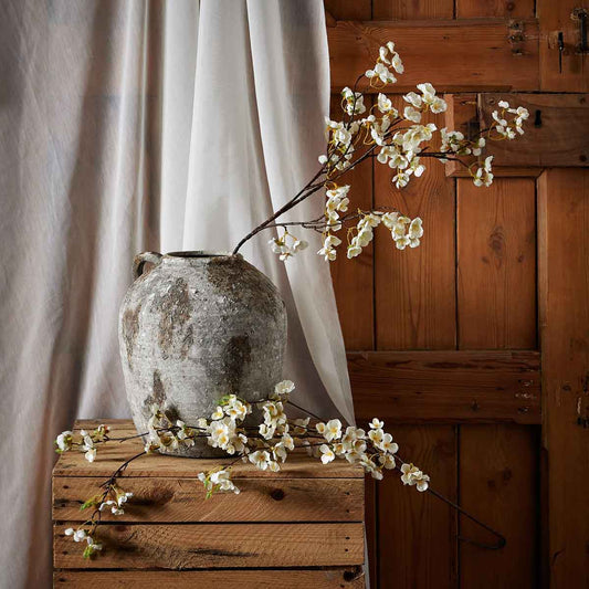 Artificial Tall White Japanese Cherry Blossom Branch – Click Style