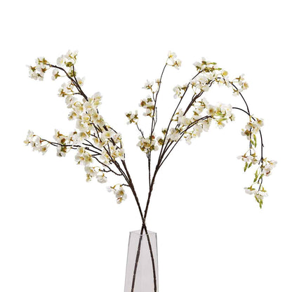 Artificial Tall White Japanese Cherry Blossom Branch – Click Style