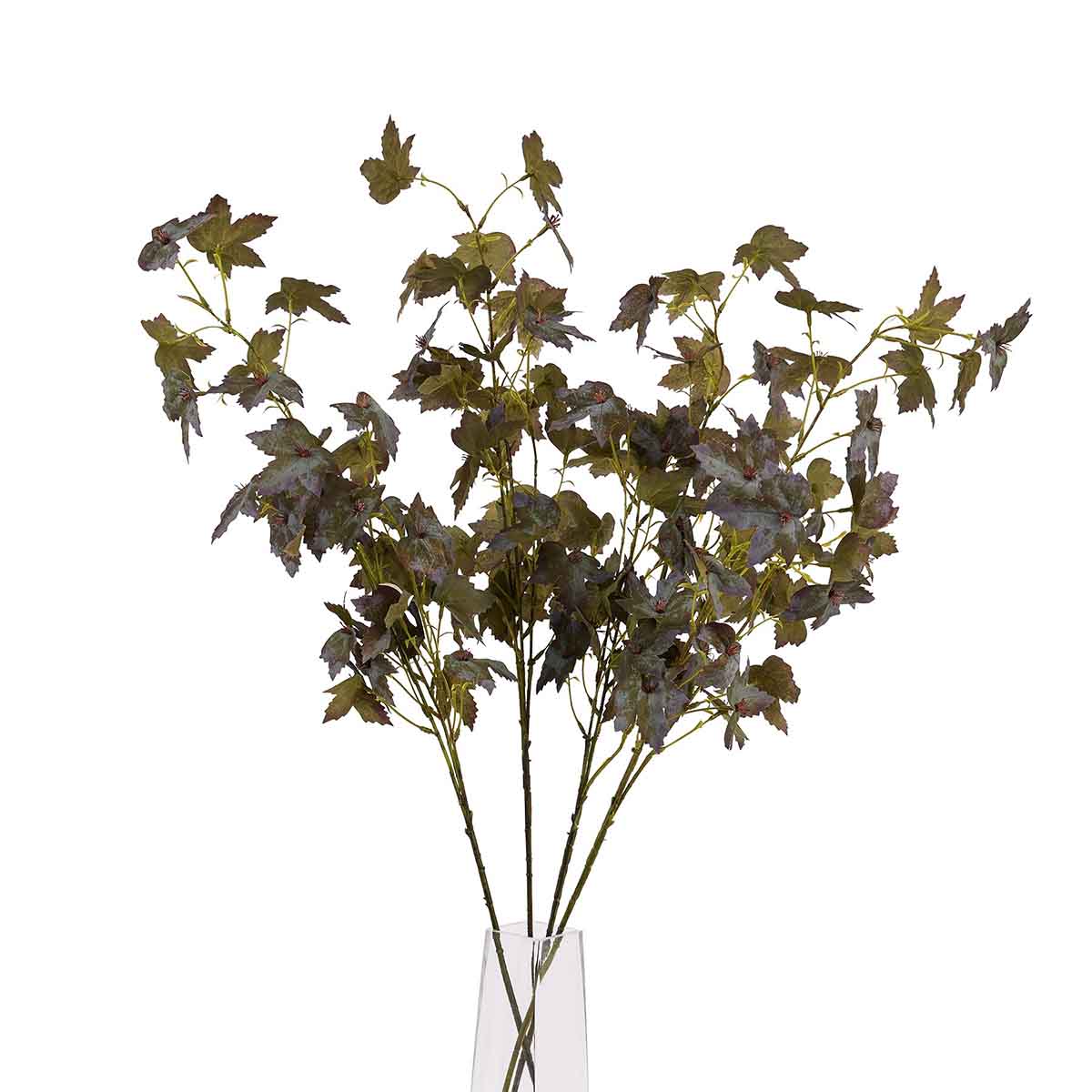 Artificial Variegated Maple Leaf Stem – Click Style