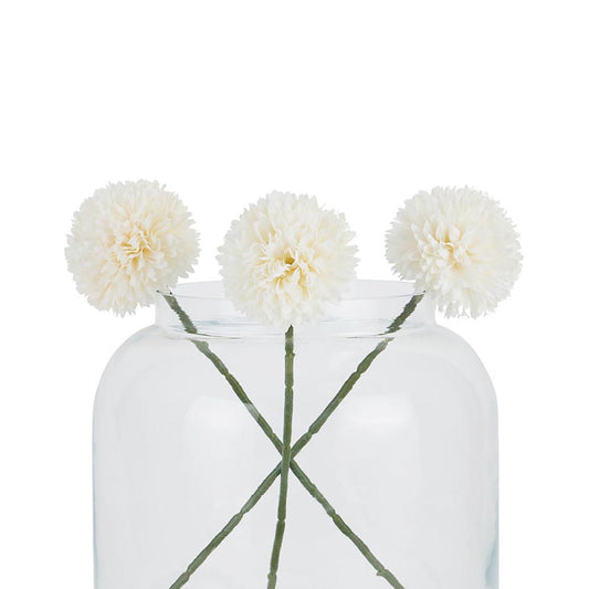 Artificial White Chrysanthemum Stem – Click Style