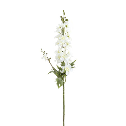 Artificial White Delphinium Stem – Click Style