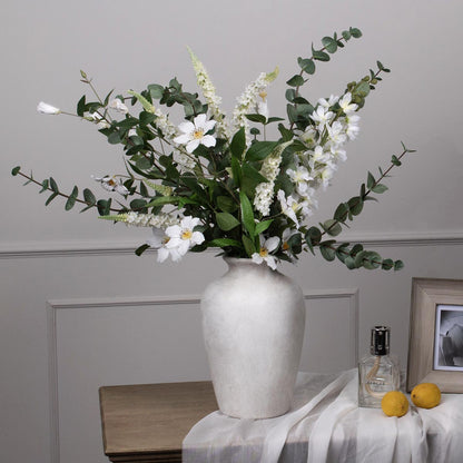 Artificial White Delphinium Stem – Click Style