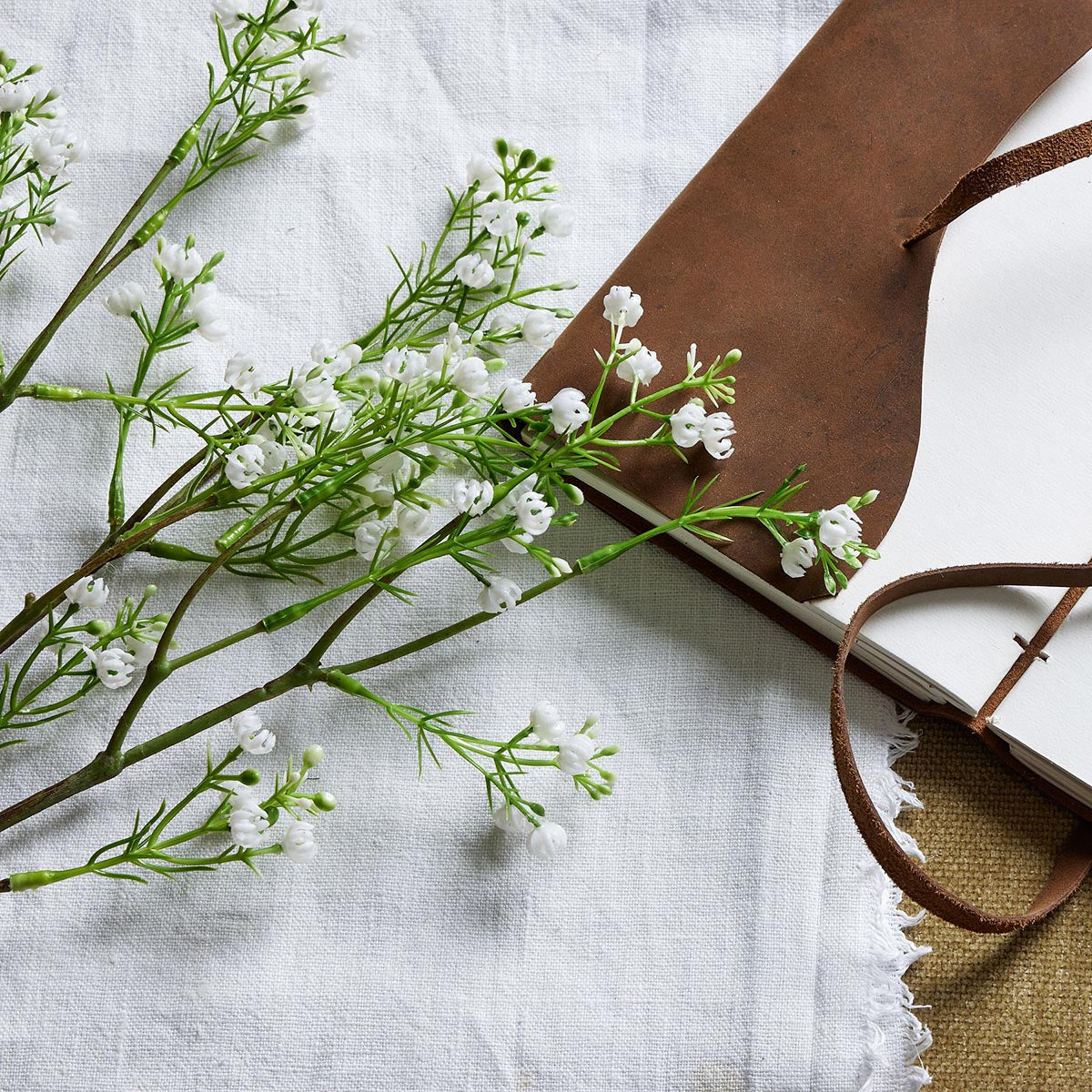 Artificial White Lily Of The Valley Stem – Click Style