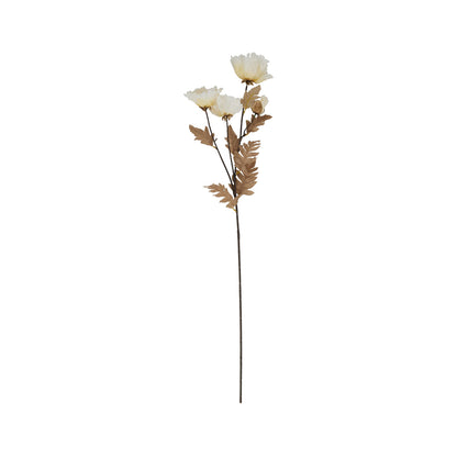 Artificial Tall White Poppy Stem – Click Style