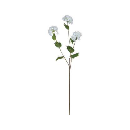 Artificial White Viburnum Opulus Stem – Click Style