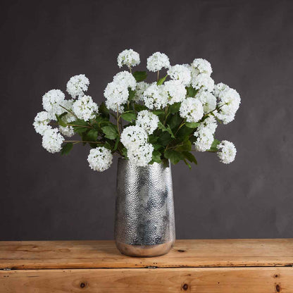 Artificial White Viburnum Opulus Stem – Click Style