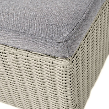 Avalonia Stone Grey Rattan Effect 4-8 Seater Cube Set – Click Style