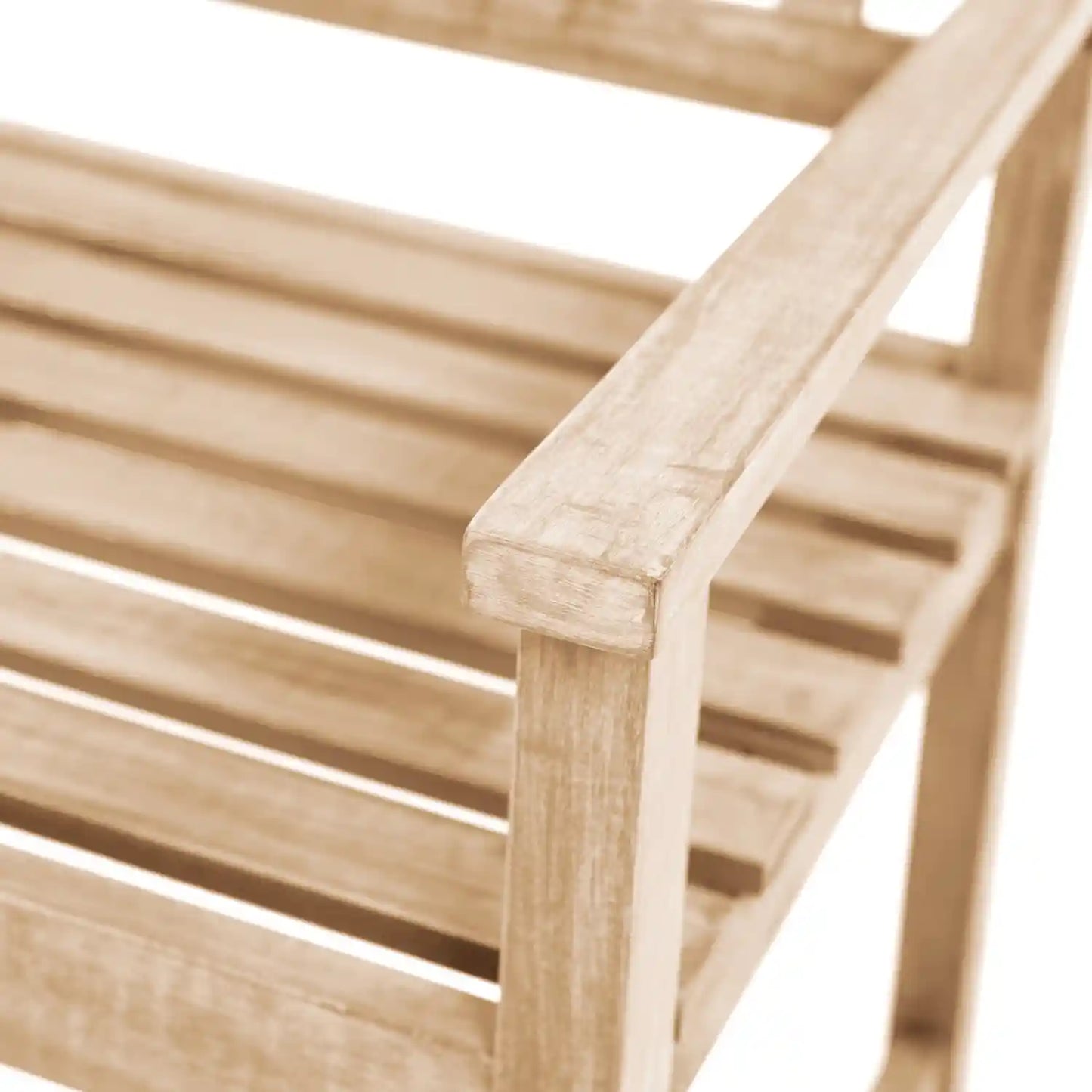Berkshire Natural Acacia Wood 2 Seater Garden Bench – Click Style