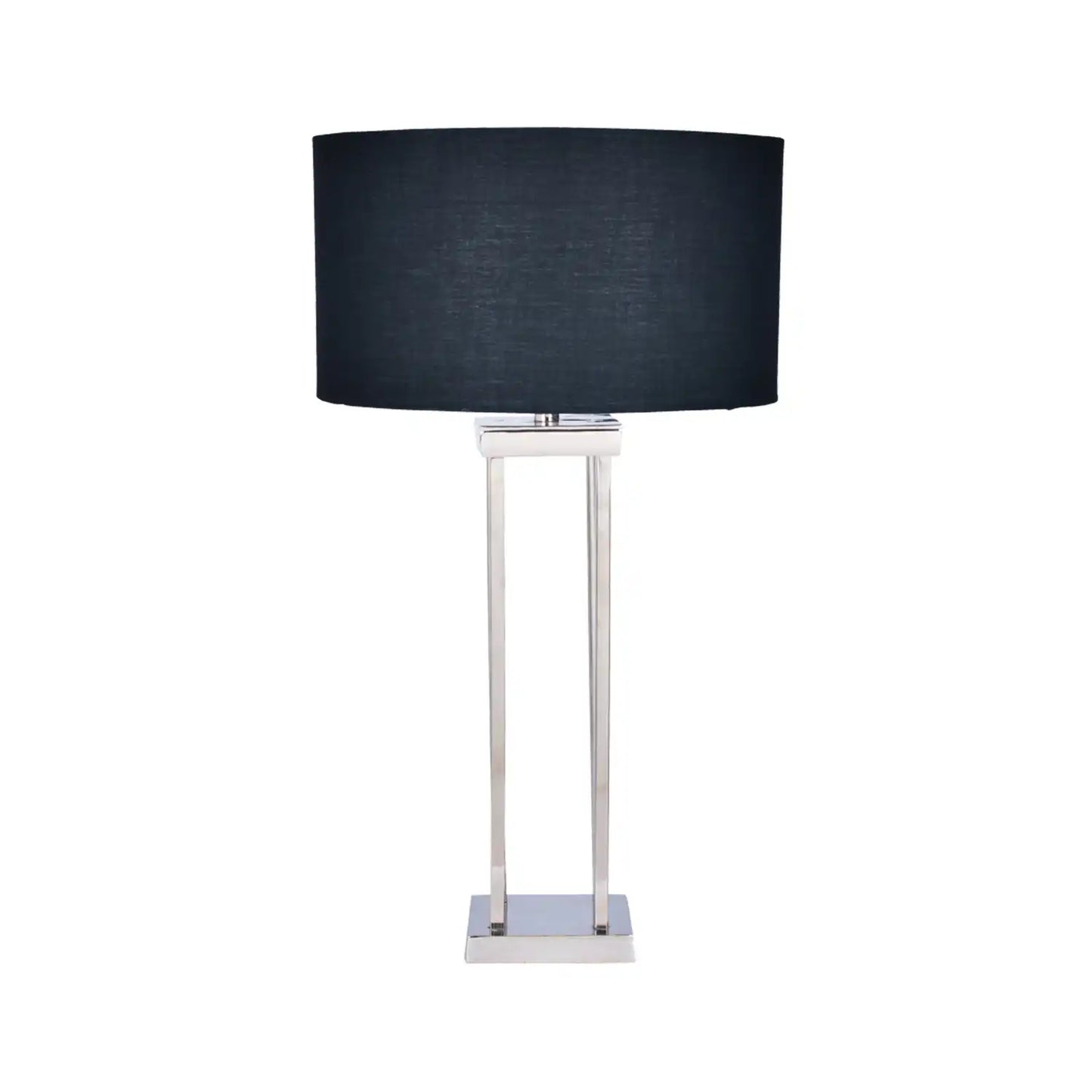 Black Polycotton Drum Lampshade 40cm/16in – Click Style