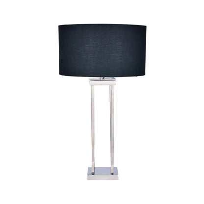 Black Polycotton Drum Lampshade 40cm/16in – Click Style