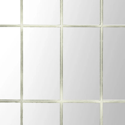 Bray Rectangular White Metal Framed Garden Window Mirror 70x50x2.5cm– Click Style