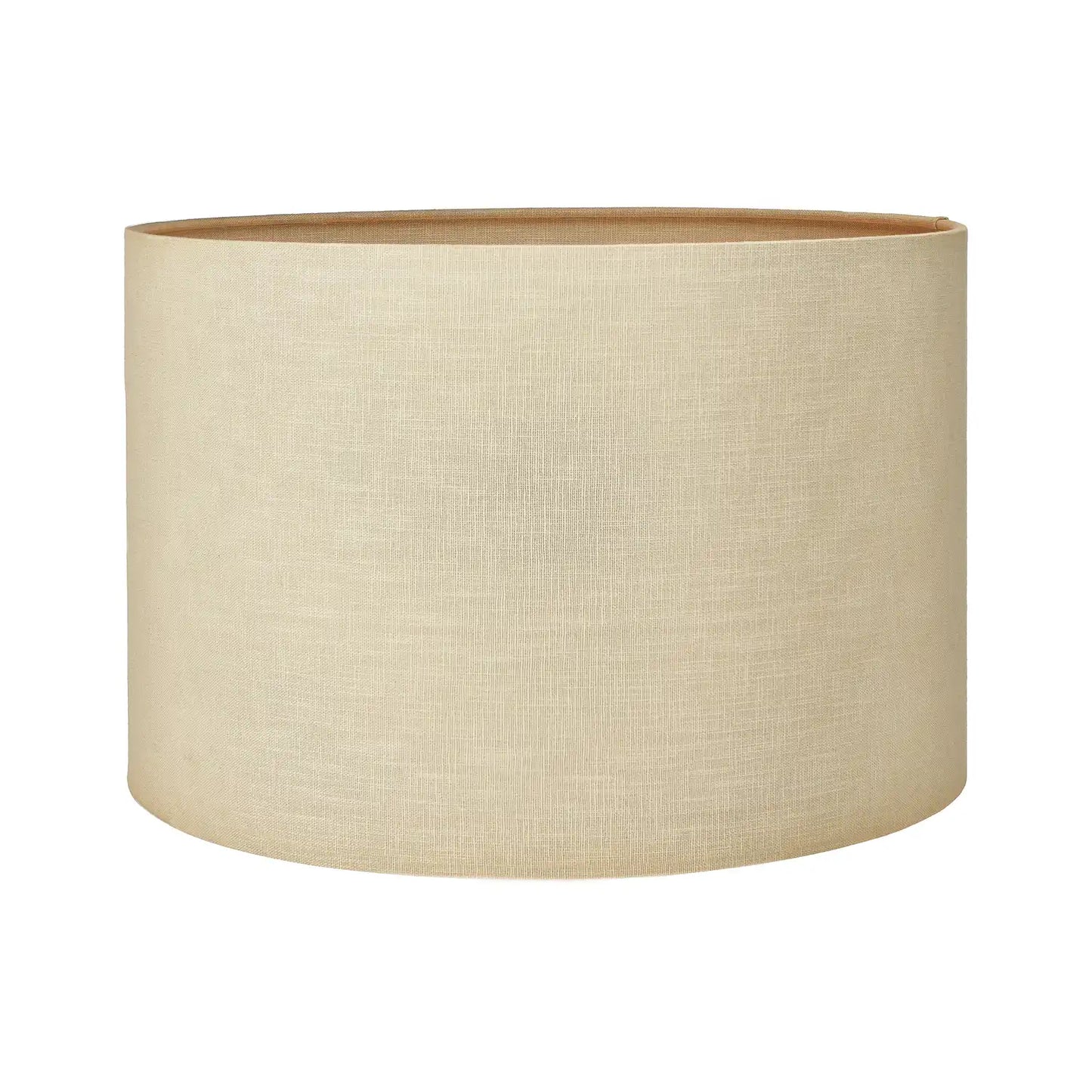 Butterscotch Linen Self Lined Drum Lampshade 30cm/12in – Click Style